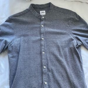 Zara button up.